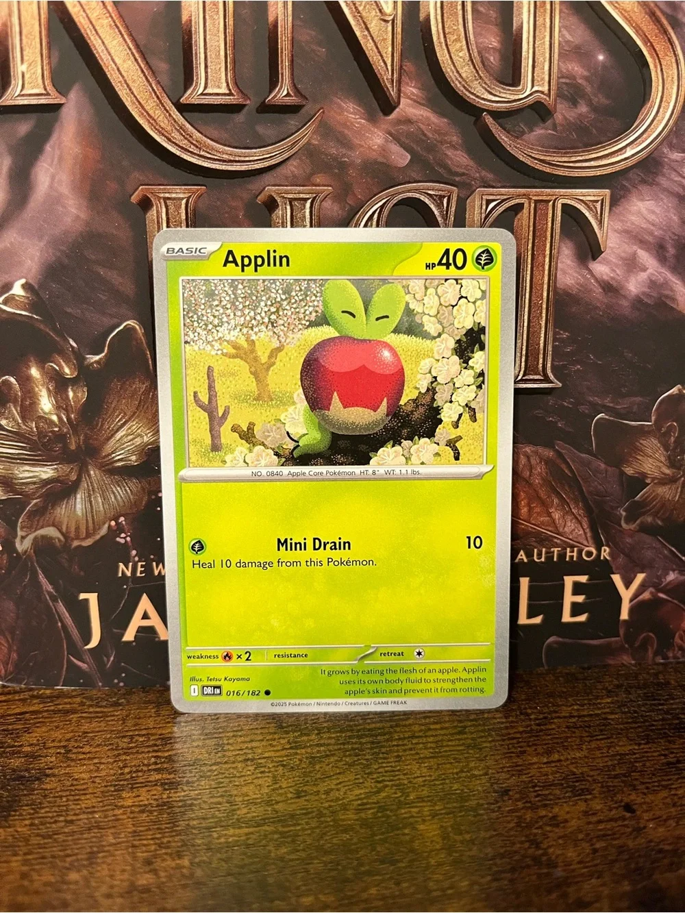 Applin Pokemon Trading Card Destined Rivals 016/182